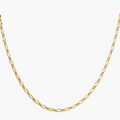 Modern Paperclip Necklace - 18K Gold
