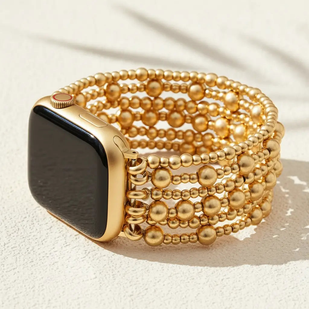 Golden Demure Stretch Apple Strap