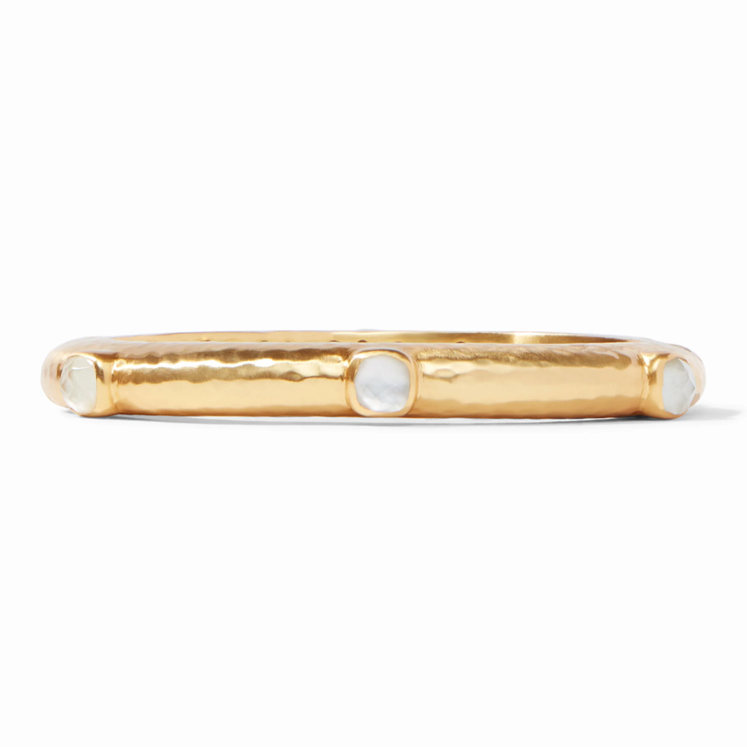 Julie Vos Catalina Stone Hinge Bangle