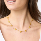 Julie Vos Bloom Delicate Station Necklace