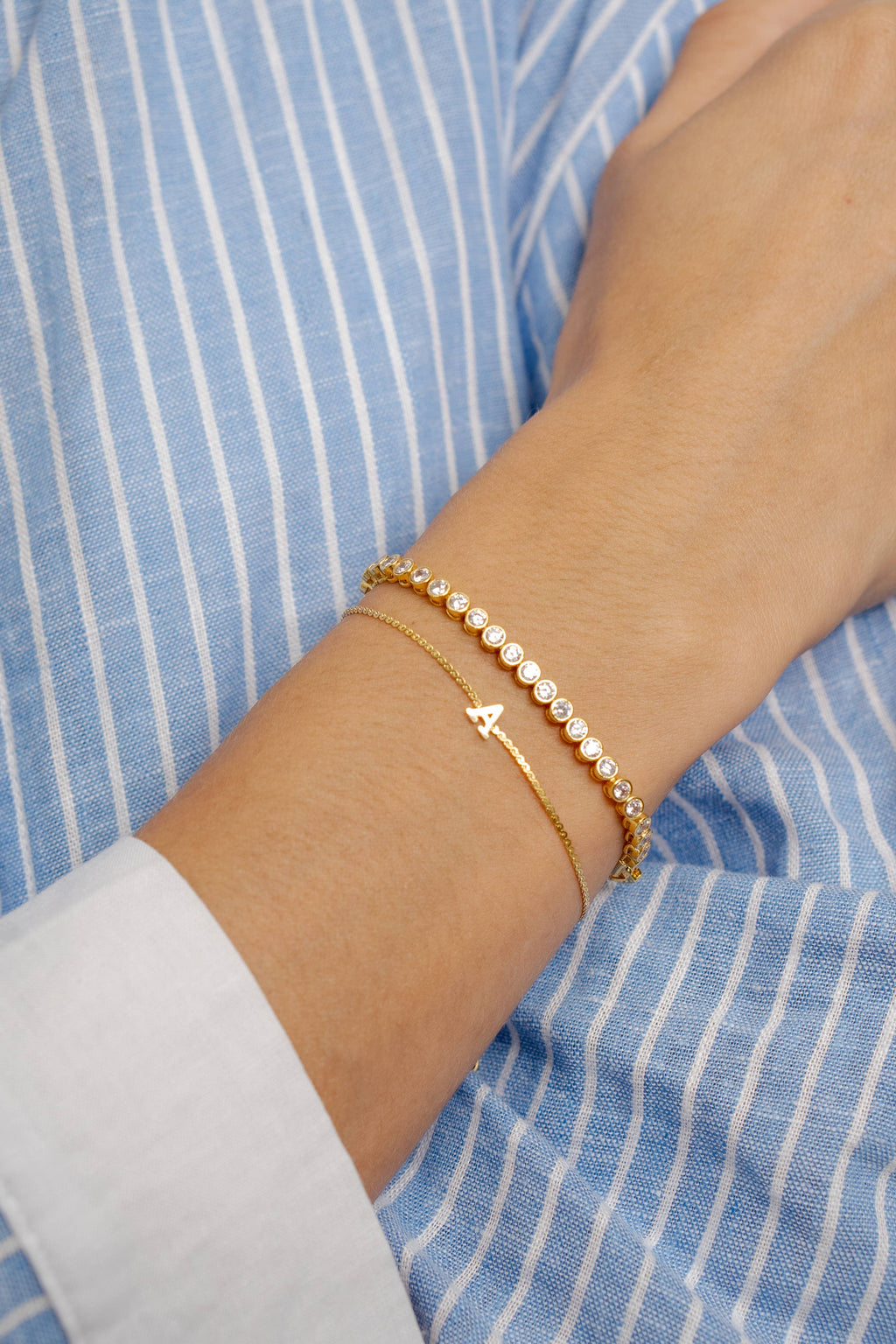 Dainty Initial Bracelet