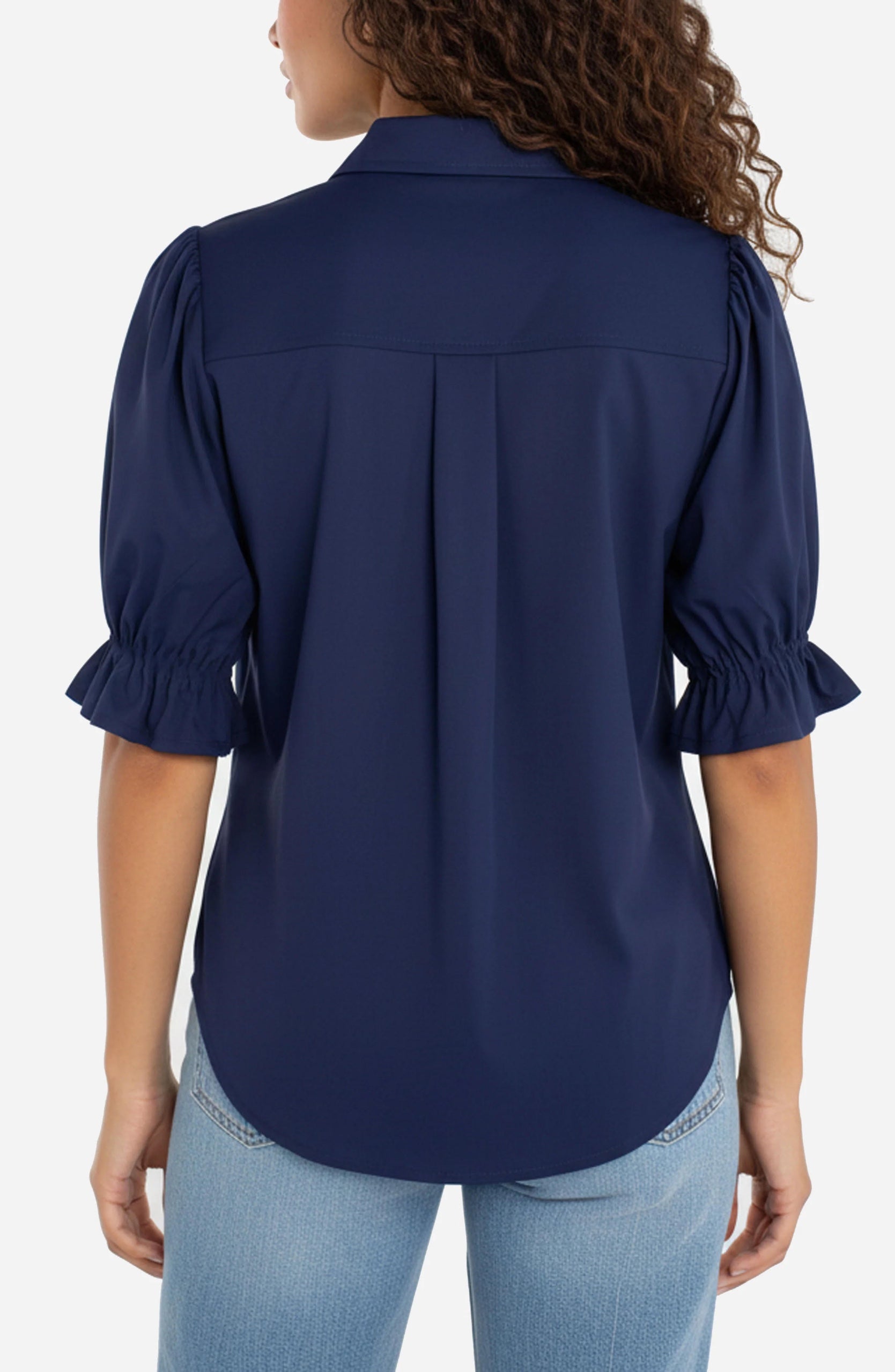 Elbow Puff Sleeve Top