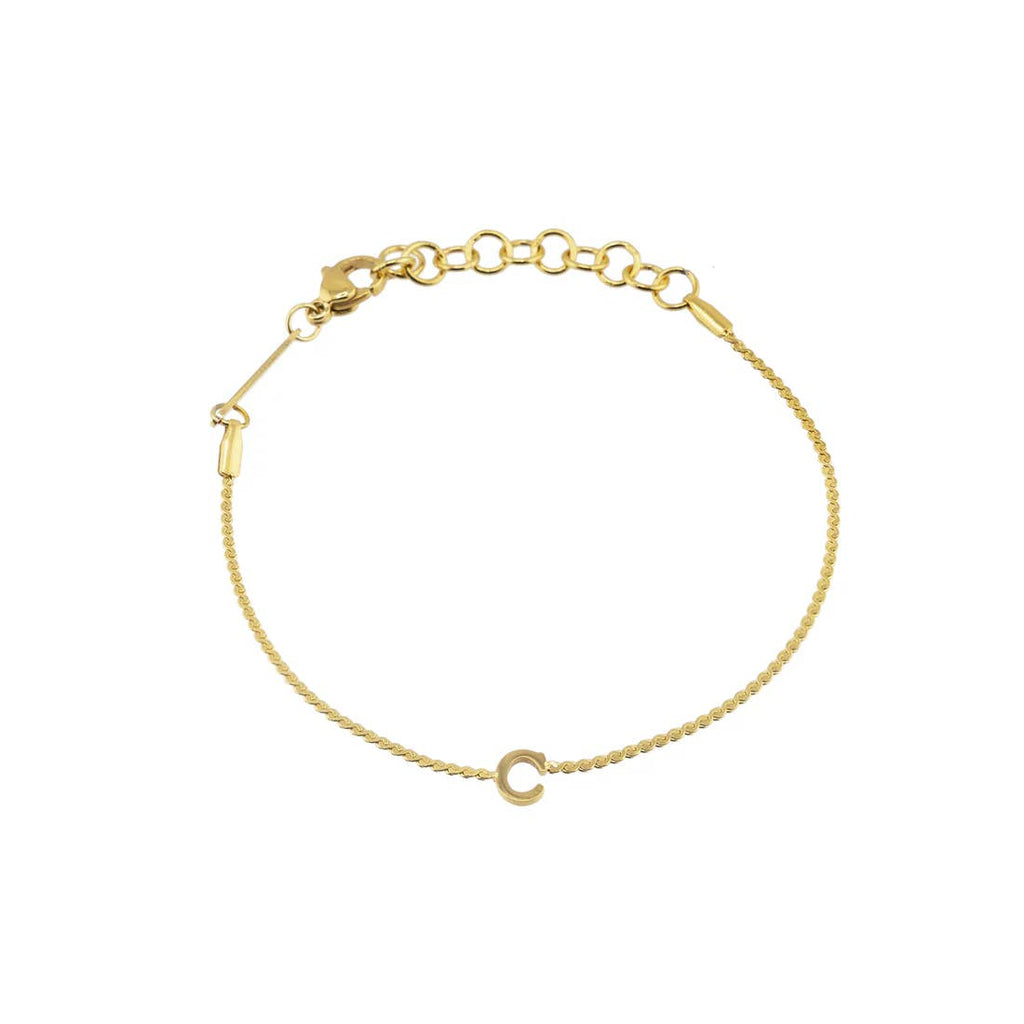 Dainty Initial Bracelet
