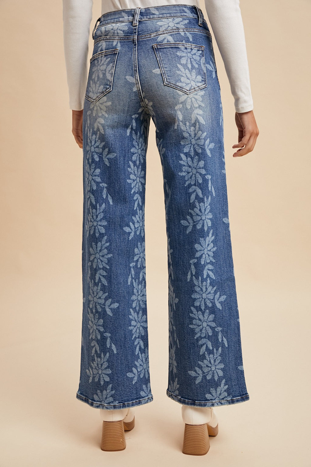 Daisy Print Jeans