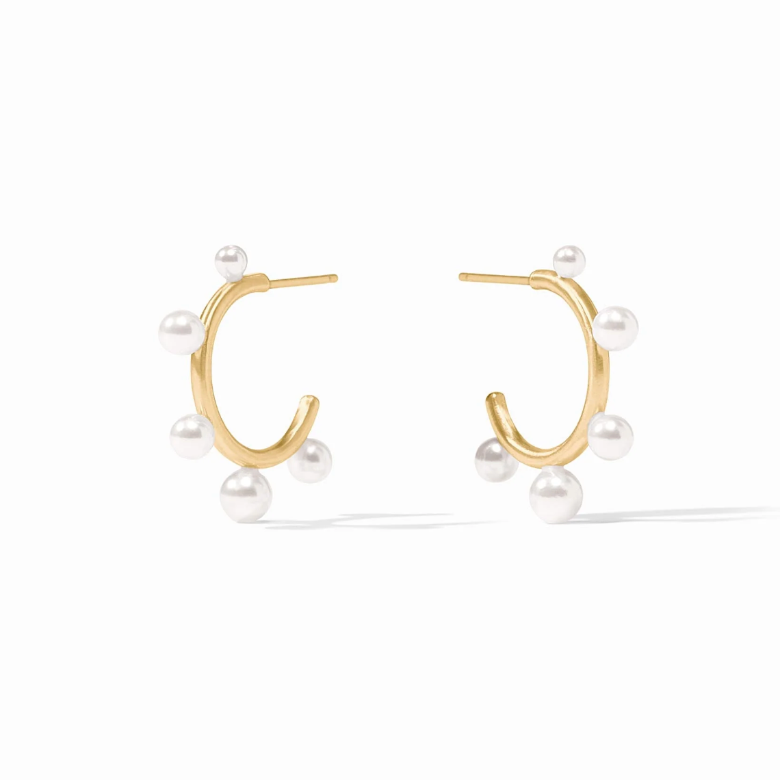 Julie Vos Hydra Stone Hoop - Pearl