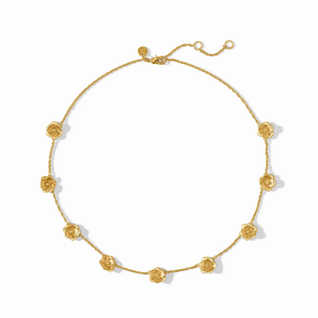 Julie Vos Bloom Delicate Station Necklace