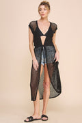 Open Weave Swimsuit Coverup