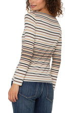 Boat Neck Knit Top