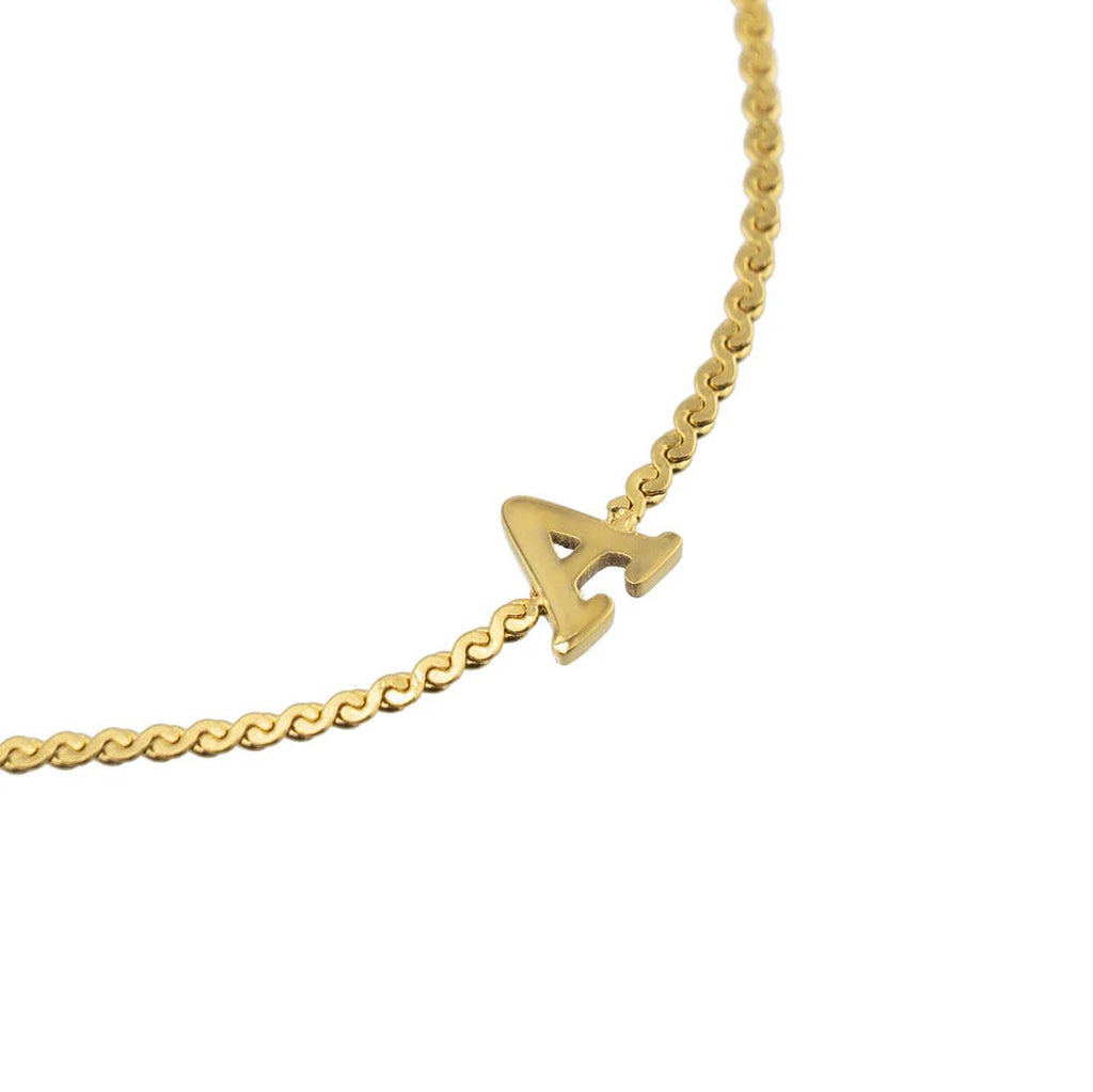 Dainty Initial Bracelet