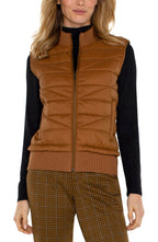 Sleeveless Quilted Sweater Vest