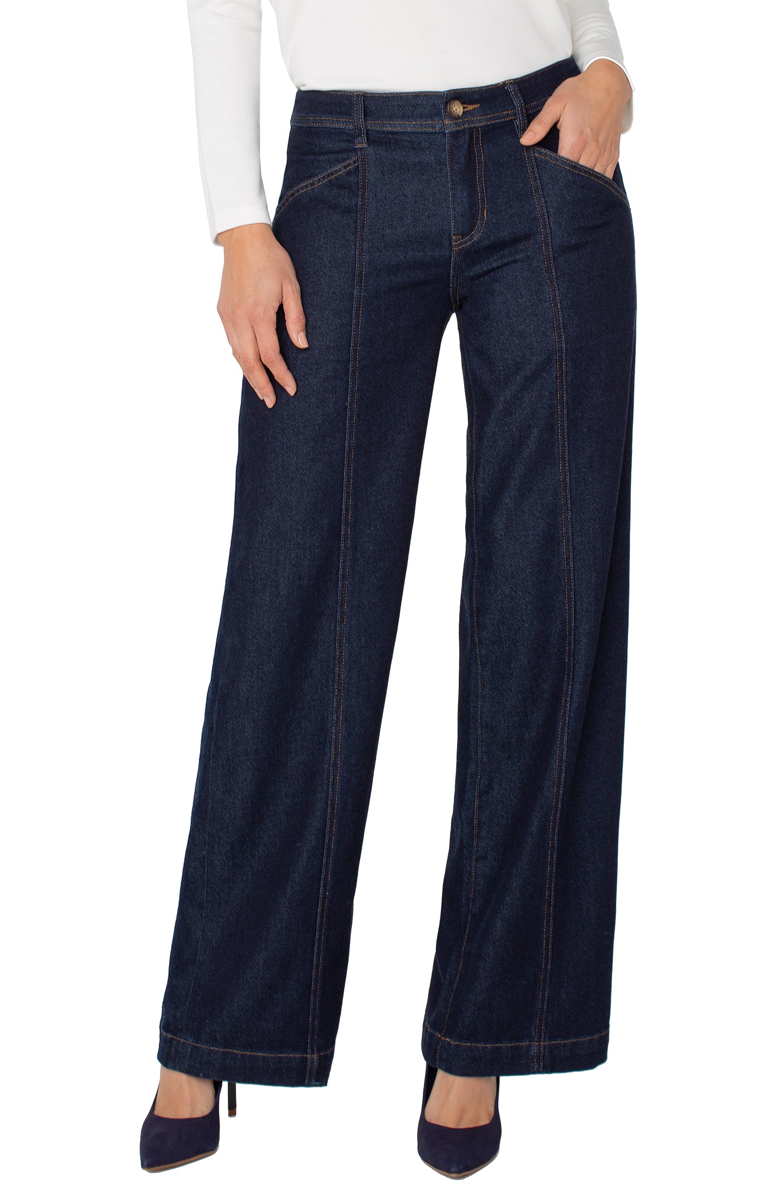 Wide Leg Trouser Jeans