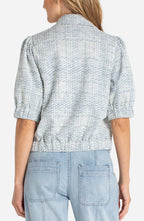 Short Sleeve Puff Sleeve Jacket