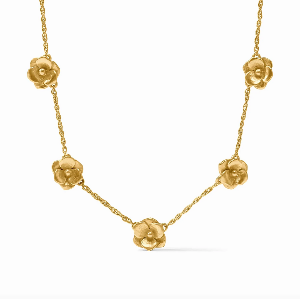 Julie Vos Bloom Delicate Station Necklace