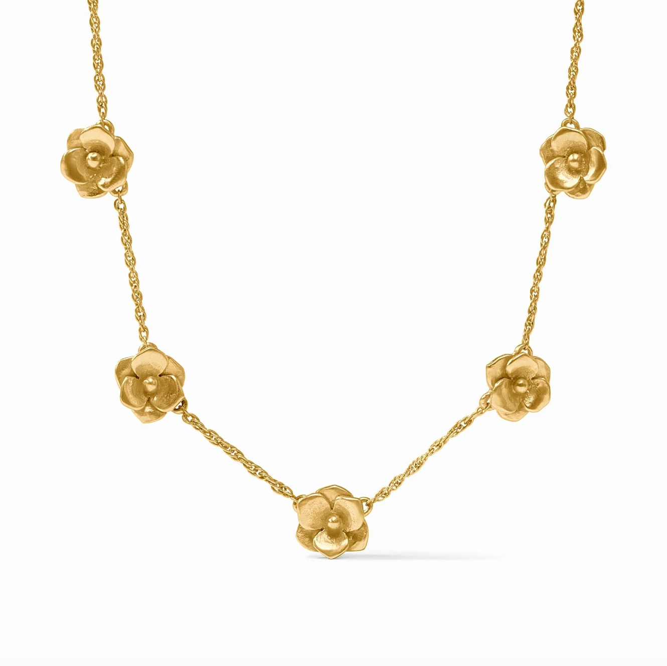Julie Vos Bloom Delicate Station Necklace
