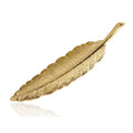 Etched Leaf Brooch